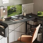 ¡El escritorio ideal para casas pequeñas que incluye regleta integrada y un DESCUENTAZO imperdible!