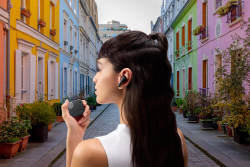 ¡Estos auriculares Bluetooth con rueda en el estuche te dejarán sin palabras!