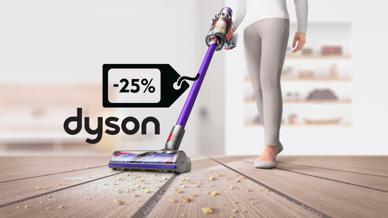 ¡La aspiradora Dyson sin cables más vendida casi regalada en Amazon hasta agotar stock!