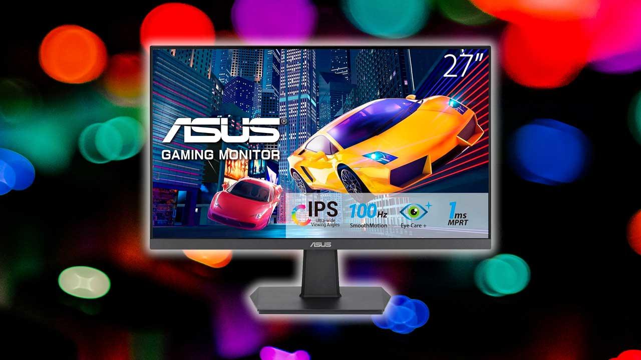 ¡Increíble! ASUS desploma el precio de este monitor gaming de 27” y 1 ms, ¡no lo vas a creer!