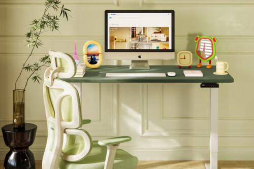 ¡No vas a creer el conjunto primaveral de escritorio elevable y silla que Flexispot tiene en descuento!