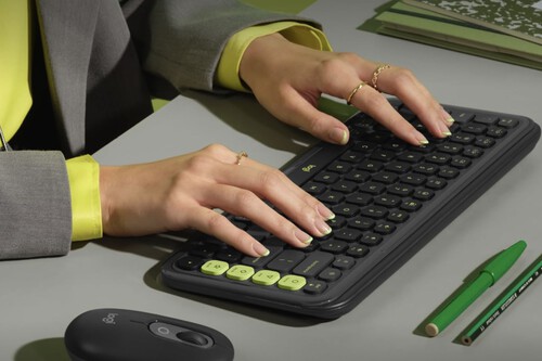 ¡No vas a creer lo barato y versátil que es este teclado Logitech compatible con Windows y Mac!