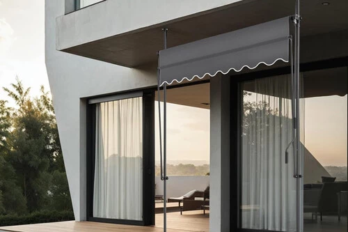 ¡No vas a creer el precio de este toldo manual perfecto para balcones pequeños!