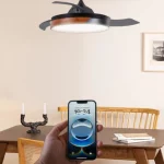 ¡No compres un ventilador de techo hasta ver este con aspas retráctiles y control desde iPhone!