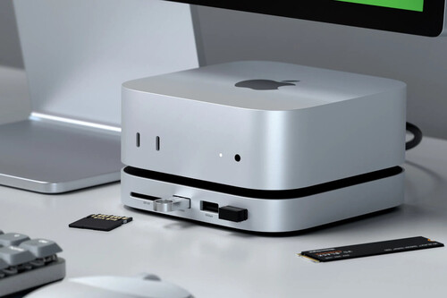 ¡Compré el nuevo Mac mini M4 de 256 GB y este accesorio de Satechi lo transforma por completo!