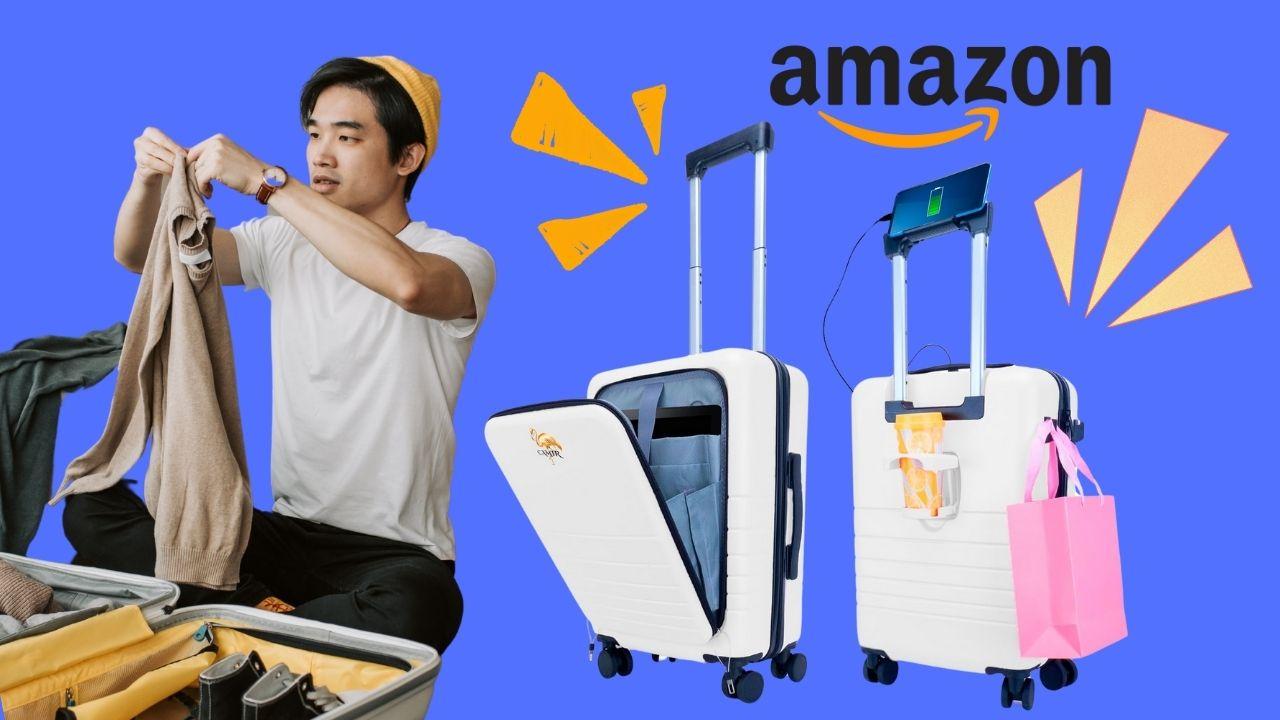 ¡La maleta de cabina con USB que todos querrán en 2025! ¿La mejor calidad precio? ¡Te sorprenderá!