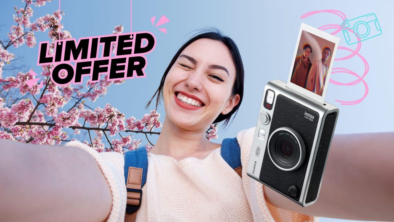 ¡Increíble! Amazon desploma el precio de su cámara instantánea top con 10 efectos de lente y película